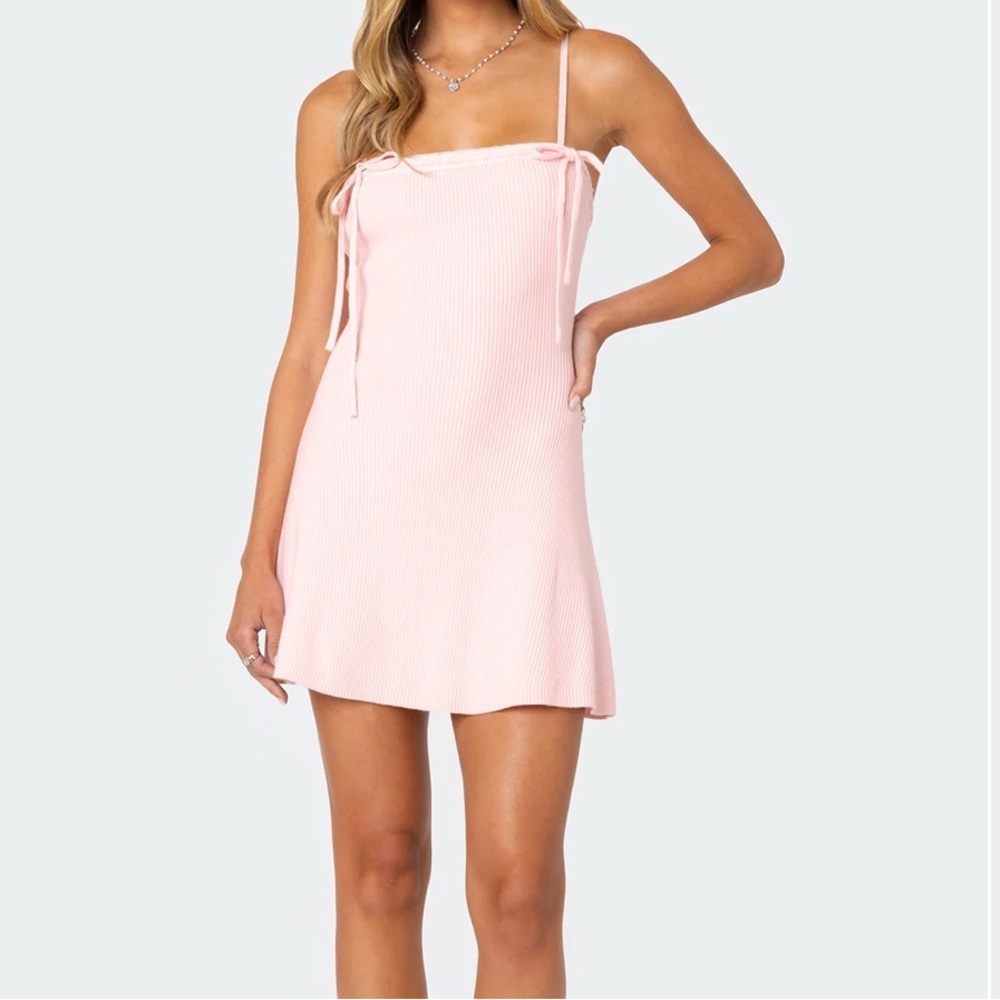 EDIKTED Pink Sleeveless Mini Dress - Picture 1 of 5